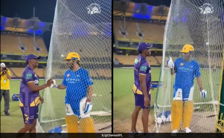 “The traitor is here”: ms dhoni’s remarks on meeting dwayne bravo sets internet on fire