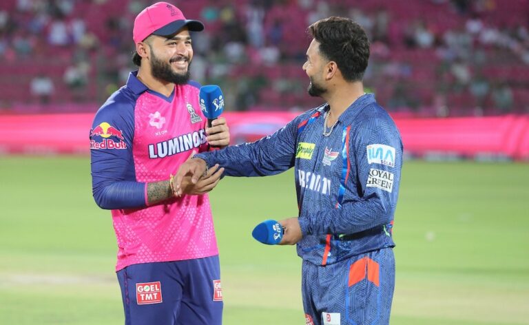 Bizarre – Rishabh Pant’s Act Forces Toss to Take Place Twice During RR vs Lsg IPL 2025, Riyan Parag Can’t Stop Smiling