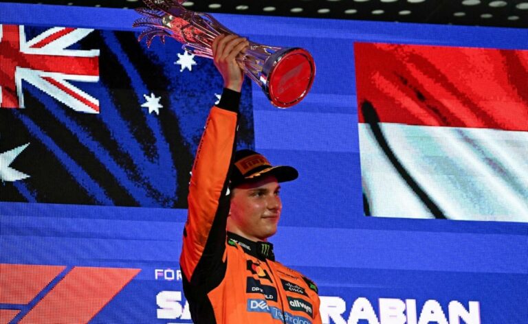 Oscar piastri power rules in Saudi Grand Prix as Max versted Pays Penalty