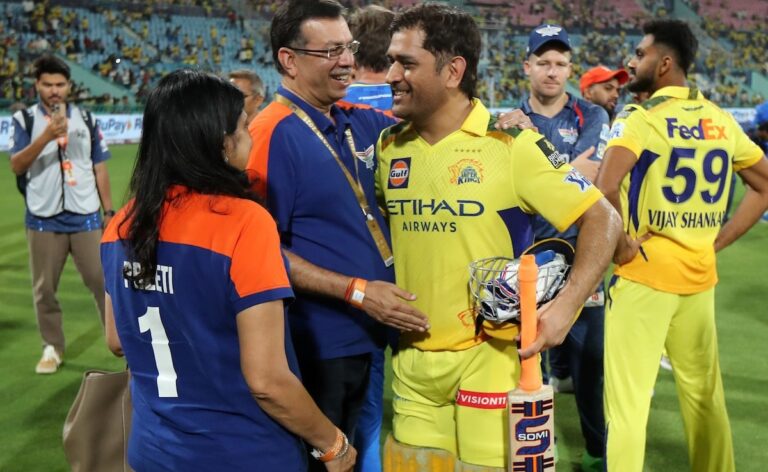 MS Dhoni’s chat with lsg owner sanjiv goenka after csk win has internet talking: “Final Message …”