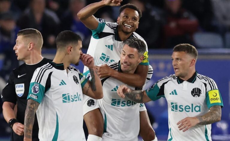 Newcastle step up champions league chase as dismal leicseter slump again