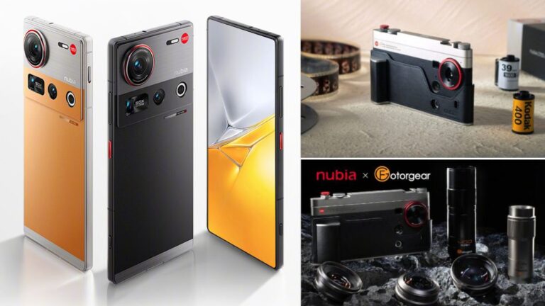 Nubia Z70s Ultra Photographer Edition Price 4599 CNY LAUNECED OMNIVILION LENSES T Mount KIT Specifications Details