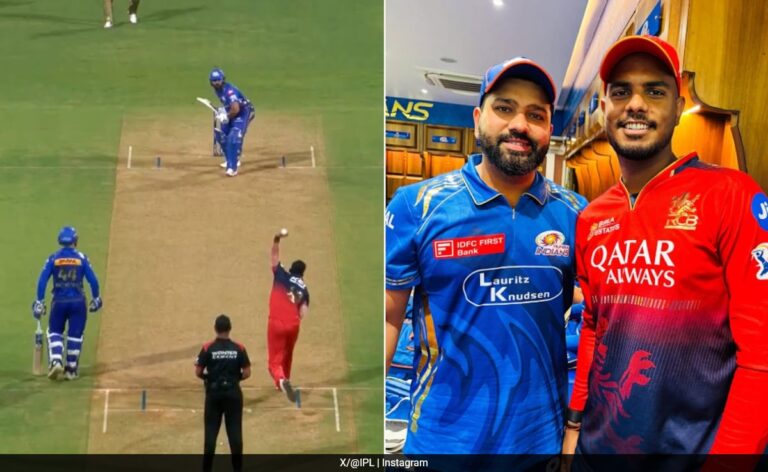 Rohit Sharma Wins Hearts With Priceless Gesture for Yash Dayal, RCB Pacer Who Bowled Him