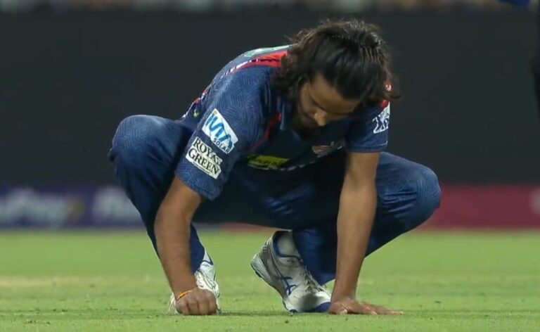 LSG Star Digvesh Rathi, Fined by Bcci, REPEATS Controversial Celebration Once Again – Video