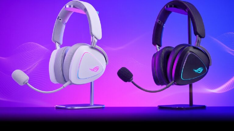 Asus Rog Delta 2 HeadSet Moonlight White Price 1399 Yuan with 50mm Drivers 110 Hour Hour Battery Launched Features