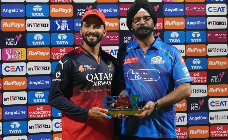 RCB Captain Rajat Patidar’s Brilliant Gesture after Impressive Win Over Mi