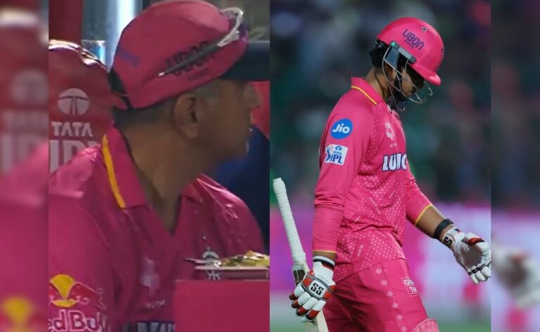 Vaibhav Suryavanshi Discussed for 0 vs Mi, RR Coach Rahul Dravid’s Reaction VIRAL. Watch