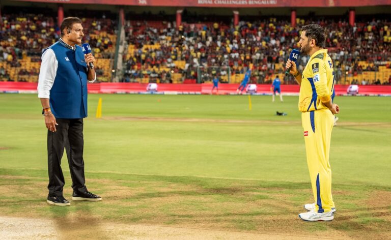 “Let it be …”: MS Dhoni Drops One-Liner after Ravi Shastri’s Big Question at RCB vs CSK TOSS Time