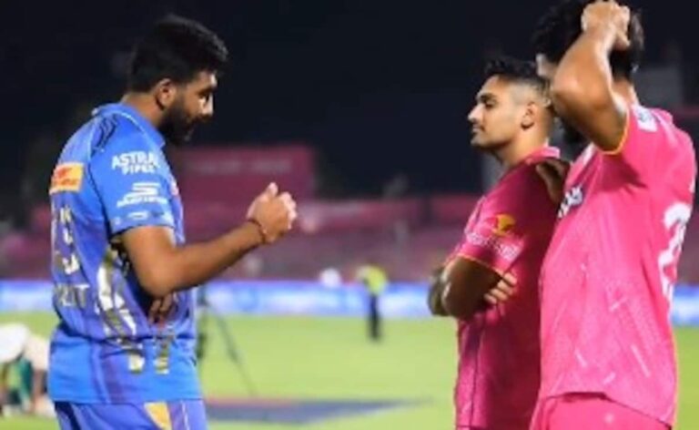 “Go on, Hit Me For A Six”: Jasprit bumrah’s fiery words of motivation to ex-csk star during ipl 2025