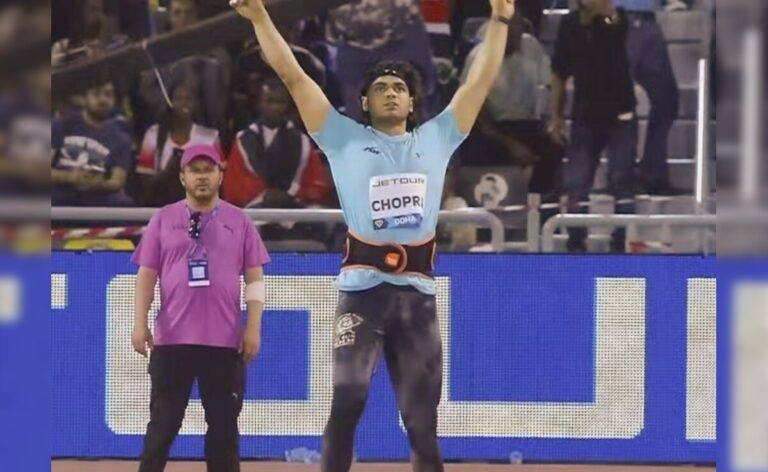 Neeraj Chopra Scripts History, Breaches 90M Mark for First Time Ever – Watch
